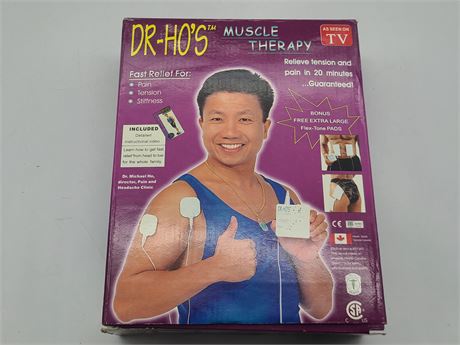 DR. HO'S MUSCLE THERAPY SYSTEM SYSTEM WITH 2 LARGE AND 2 SMALL PADS