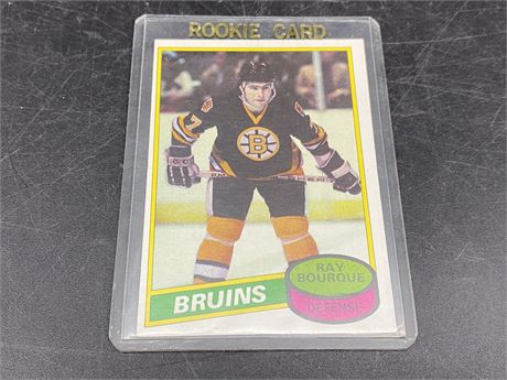 RAY BOURQUE ROOKIE CARD