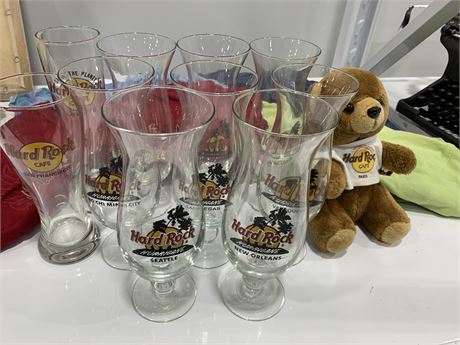 HARD ROCK CAFE COLLECTABLE GLASSWARE