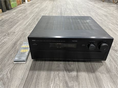 YAMAHA NATURAL SOUND DSP-A1000 AMPLIFIER W/REMOTE