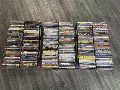 200+  DVDs MOVIES