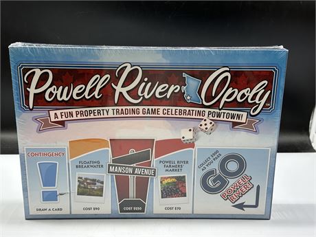 SEALED POWELL RIVER OPOLY GAME