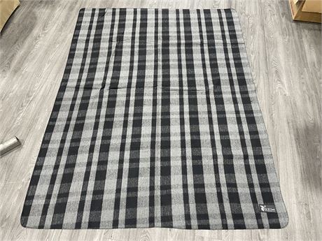 NEW ED N’OWK COLLECTION 100% WOOL BLANKET 63”x82”