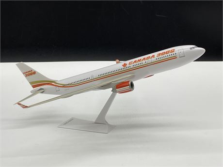 CANADA 3000 A330-200 1-200 SCALE SNAP FIT PLASTIC MODEL (12”)