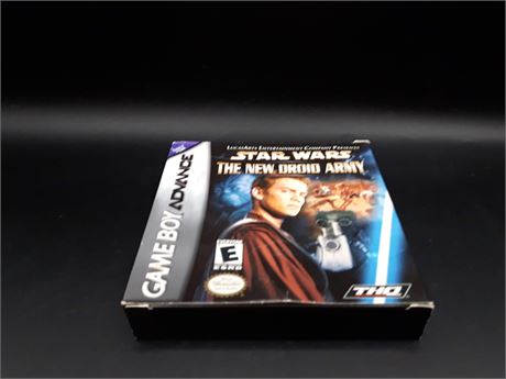 STAR WARS NEW DROID ARMY - CIB - EXCELLENT CONDITION - GBA