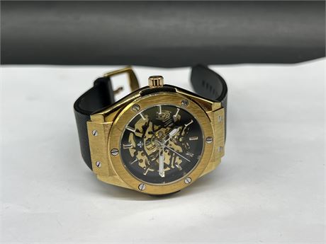 RALPH CHRISTIAN SKELETON AUTOMATIC MENS WATCH - WORKING