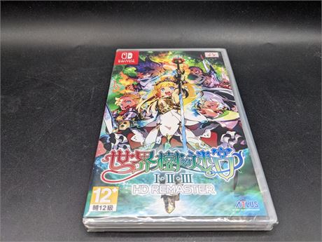 SEALED - ETRIAN ODYSSEY ORIGINS COLLECTION (PLAYS IN ENGLISH) SWITCH