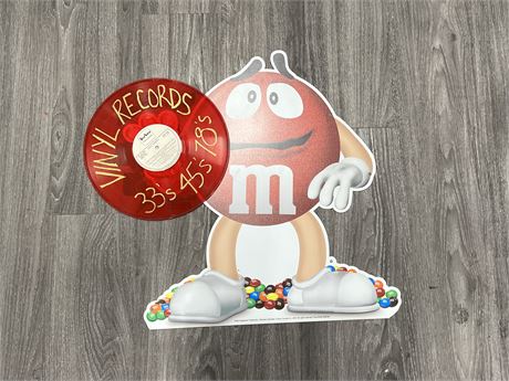M&M RECORDS DISPLAY / AD - 22”x22”