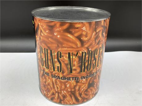 GUNS N ROSES PROMOTION SPAGHETTI INCIDENT CAN (7” TALL)