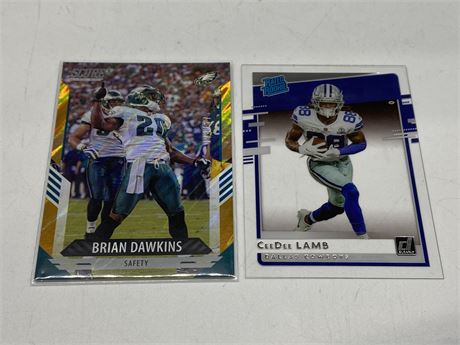 2020 CHRONICLES DONRUSS CLEARLY CEEDEE LAMB RATES ROOKIE &