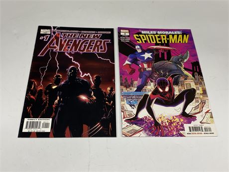 MILES MORALES SPIDER-MAN #3 & THE NEW AVENGERS #1