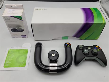 XBOX 360 KINECT WITH 2 CONTROLLERS