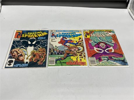 3 AMAZING SPIDER-MAN COMICS