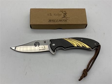 (NEW) ELK RIDGE BALLISTIC KNIFE