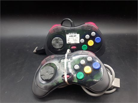 COLLECTION OF JAPANESE SEGA SATURN CONTROLLERS