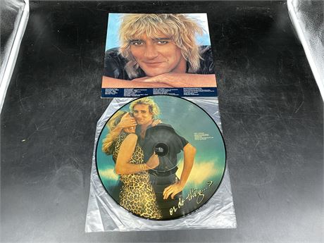 ROD STEWART PICTURE DISC RECORD (GOOD CONDITION)