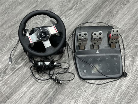LOGITECH G27 WHEEL AND PEDALS FOR PS3 & PC