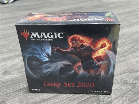 SEALED - MAGIC THE GATHERING CORE 2020 BUNDLE 10 BOOSTERS + DICE & ECT