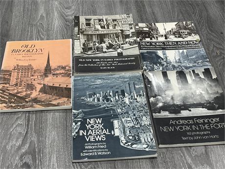 NEW & OLD NEW YORK PHOTO BOOKS