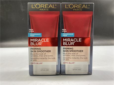 (2 NEW) L’ORÉAL MIRACLE BLUR PRIMING SKIN SMOOTHER