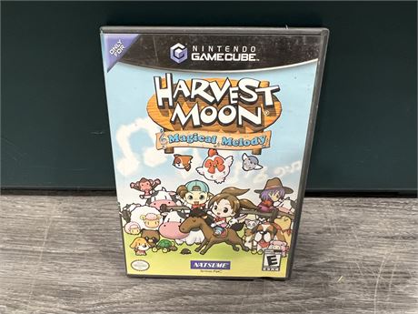 HARVEST MOON MAGICAL MELODY - GAMECUBE - EXCELLENT CONDITION W/ INSTRUCTIONS