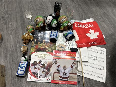 OLYMPICS COLLECTABLES LOT - SOME NEW W/TAGS