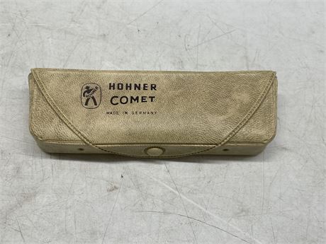 M.HOHNER COMET HARMONICA IN CASE MADE IN GERMANY