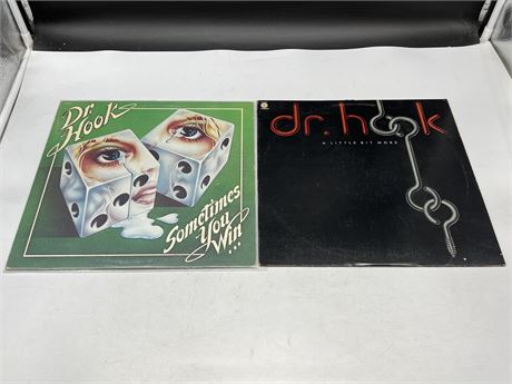 2 DR.HOOK RECORDS - EXCELLENT (E)