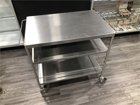 STAINLESS 3 TIER CART
