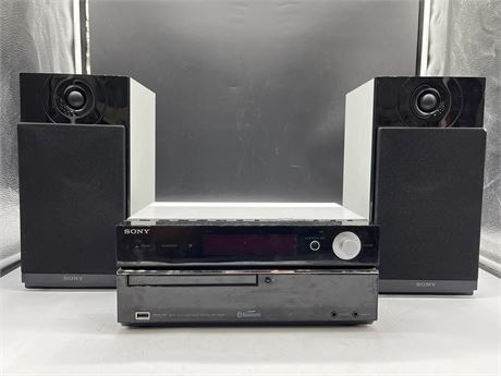 SONY STEREO AND SPEAKERS (WORKING)