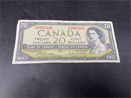 1954 CANADIAN $20 BILL