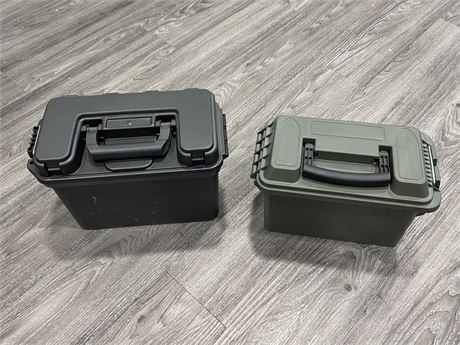 2 NEW AMMO BOXES