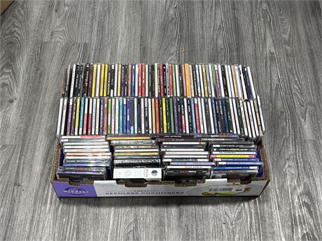 FLAT OF MISC TITLE CDS - CLEAN DISCS