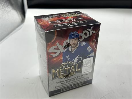 SEALED 2021/22 SKYBOX NHL METAL UNIVERSE BOX