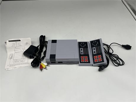 NEW MINI CLASSIC CONSOLE W/ 2 CONTROLLERS & CORDS (BUILT IN 620 GAMES)