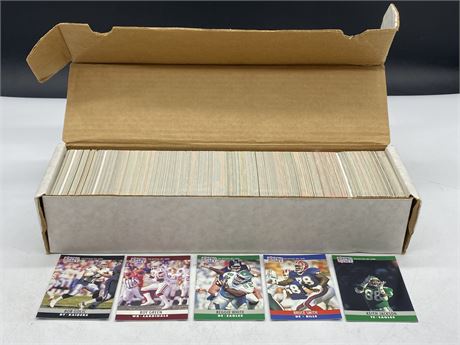LARGE BOX OF NEW PROSET NFL CARDS