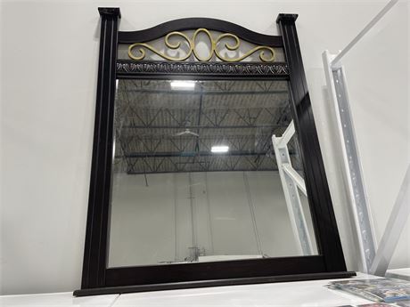 LARGE DECORATIVE MIRROR (4FT TALL x 39” WIDE)