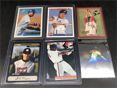 6 MISC MLB CARDS
