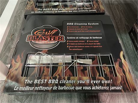2 (NEW) GRILL BLASTERS - BBQ CLEANING SYSTEM