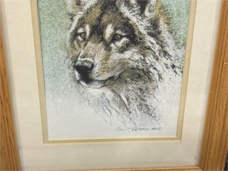 ROBERT BATEMAN PICTURE PLUS 4 MORE WOLF PICTURES