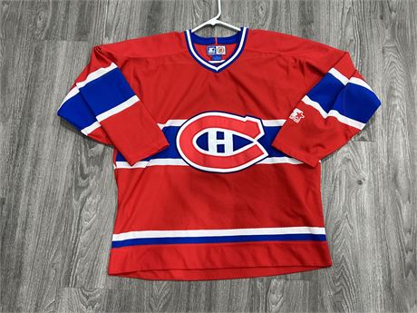 MONTREAL CANADIENS STARTER JERSEY SIZE L