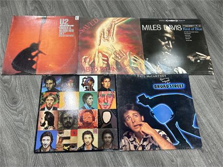 5 MISC. RECORDS - ALL EXCELLENT (E)