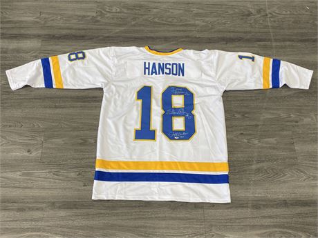 SIGNED HANSEN BROTHERS CHIEFS JERSEY W/AUTHENTICATION (SIZE L/XL)