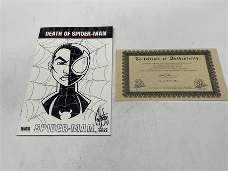 ULTIMATE SPIDER-MAN #160 SIGNED / NUMBERED COMIC W/COA