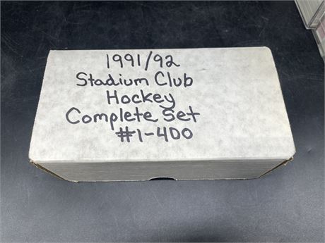91’/92’ STADIUM CLUB COMPLETE HOCKEY SET