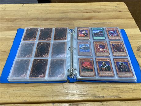 BINDER OF 90s YU-GI-OH CARDS - INCLUDES MANY FIRST EDITIONS
