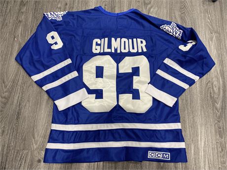 GILMOUR LEAFS JERSEY