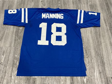 PEYTON MANNING INDIANAPOLIS COLTS JERSEY - SIZE XL