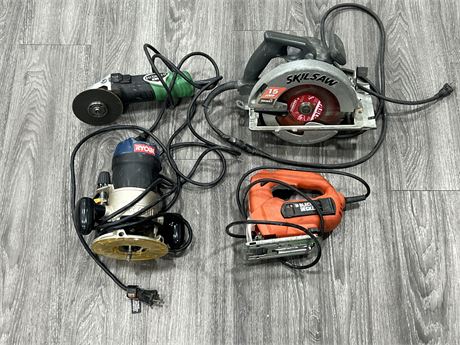 4 WORKING POWER TOOLS