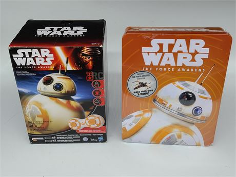 STAR FORCE AWAKEN RC BB-8 & SEALED X-WING MODEL KIT WITH BOOK